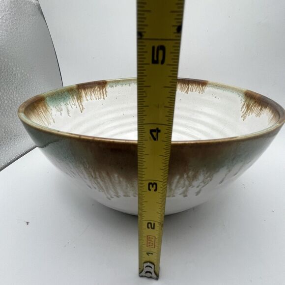 Vtg Holly Hill Seagrove NC Studio Pottery Drip Glaze Mixing Serving Bowl 8” MFK - Picture 10 of 15